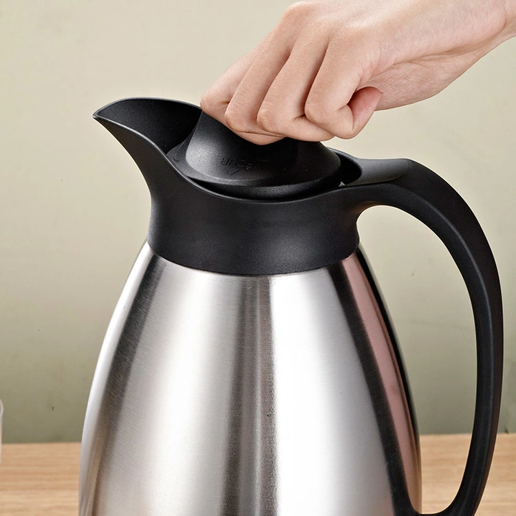 1.2L 1.5L 2L 3L Thermos Flask Coffee Tea Pot Stainless Steel Water Jug Vacuum Jug