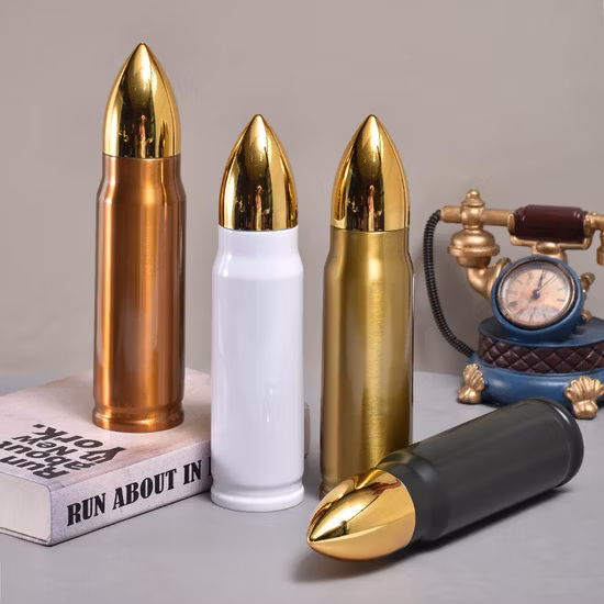 Garrafa térmica de aço inoxidável com isolamento térmico de garrafas de água