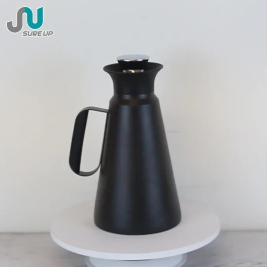 1.0l 2023 novo design garrafa térmica de aço inoxidável garrafa térmica jarro de café jarro de vácuo para chá e café